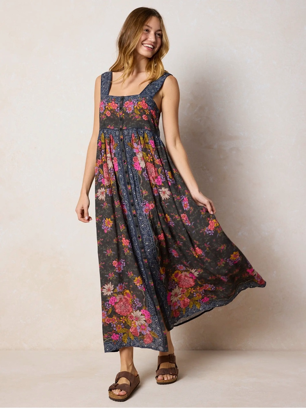 NATURAL LIFE LUCY MAXI DRESS size L